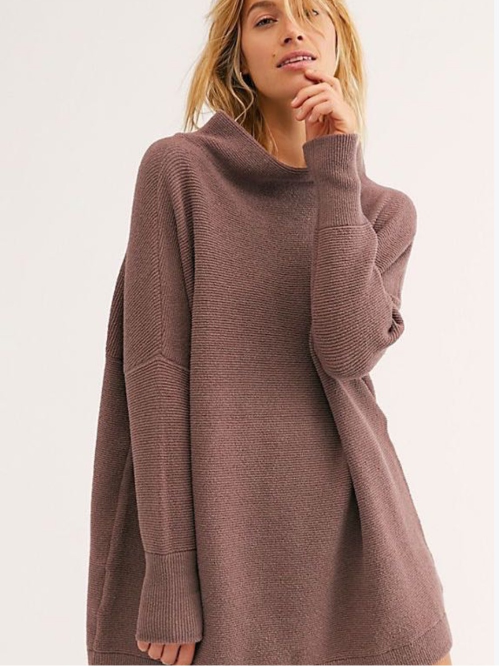 Free People Ottoman Oversized Tunic Sweater